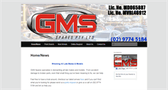 Desktop Screenshot of gmsspares.com.au
